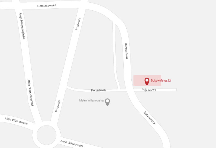 Mapka lokalizacji Pracowni fryzjersko-kosmetycznej, ul. Bukowńska 22, Warszawa